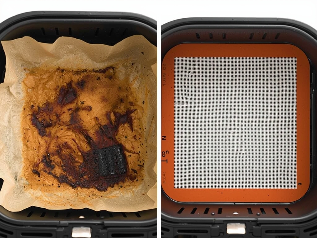 A cautionary image of a burnt, charred piece of parchment