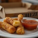 A close-up of a plate with a few leftover cheese