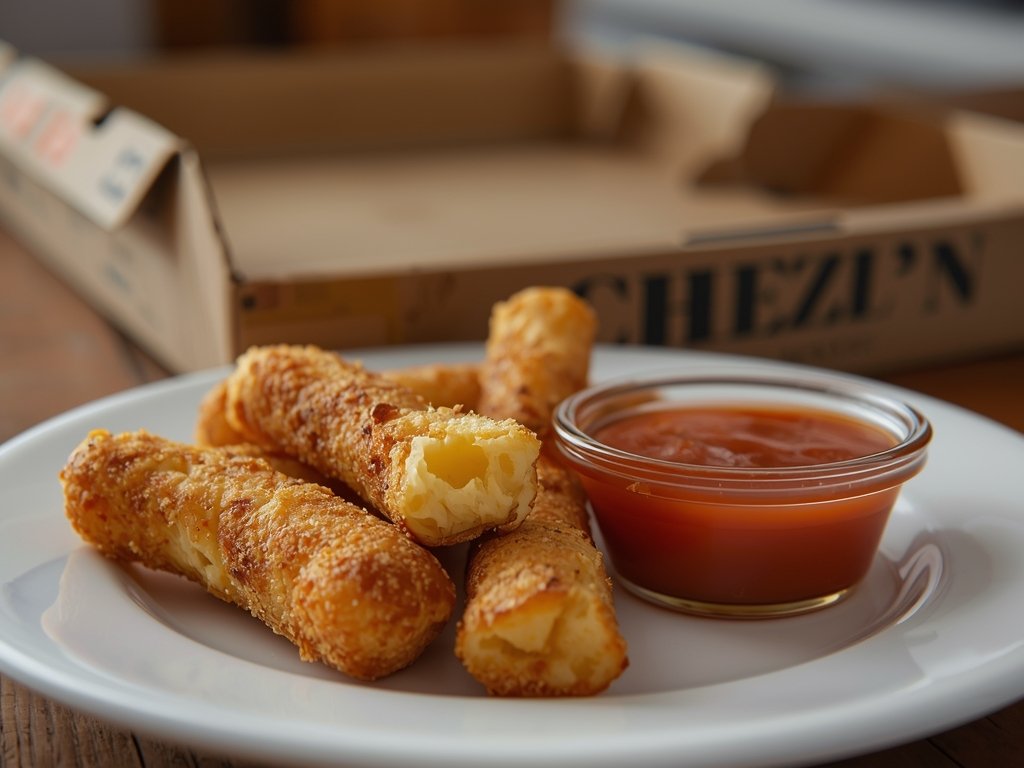 A close-up of a plate with a few leftover cheese