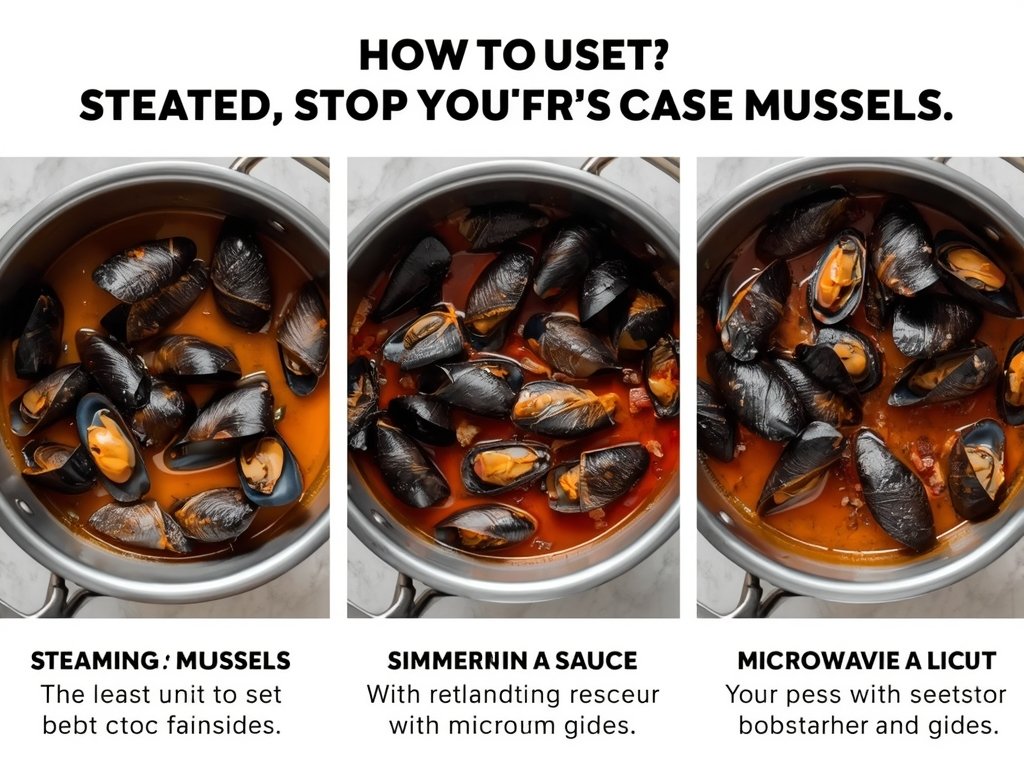 A step-by-step visual guide showing three different methods for reheating
