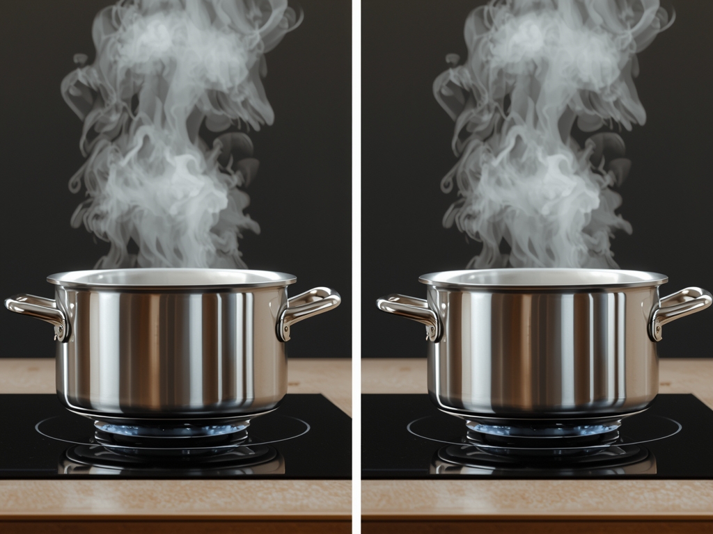 A stopwatch timing how long it takes to boil water