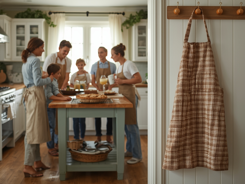A warm, inviting image of a family gathered around a