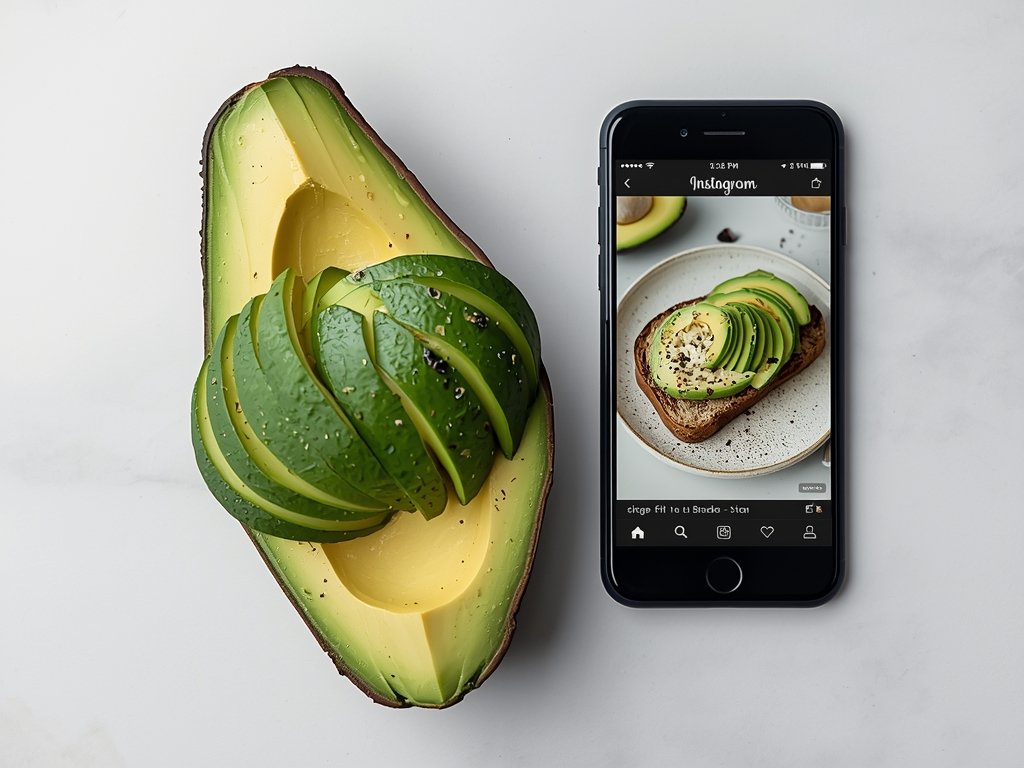 An avocado slicer next to a perfectly sliced avocado, with