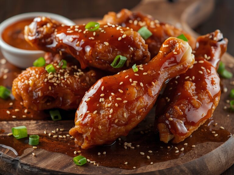 High-quality, visually stunning, hero-style professional photography: Close-up of crispy Korean